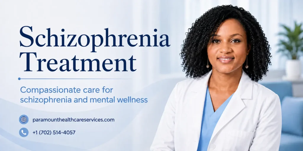 Schizophrenia treatment and mental wellness care at Paramount Healthcare Services